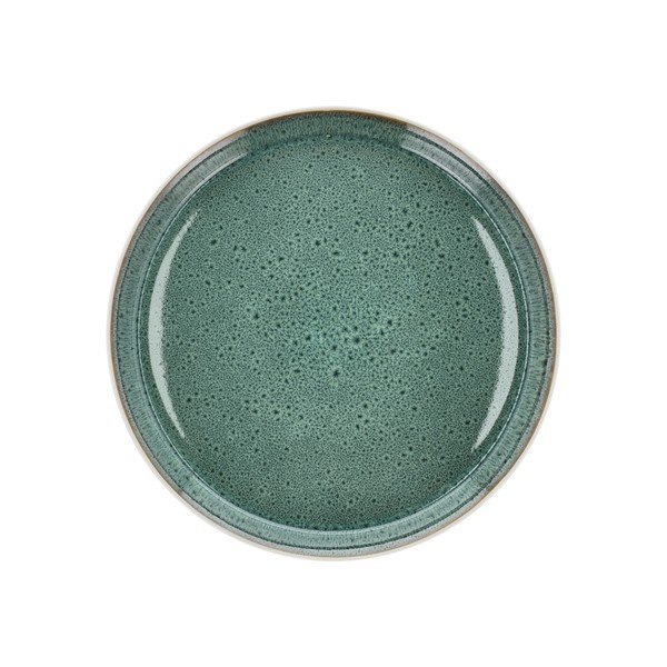 Balts/zaļš akmensmasas šķīvis ø 27 cm Gastro White/Green – Bitz