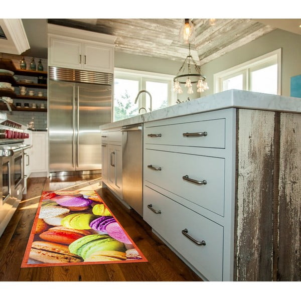 Ļoti izturīgs virtuves paklājs Webtappeti Macarons, 60 x 220 cm-image-1
