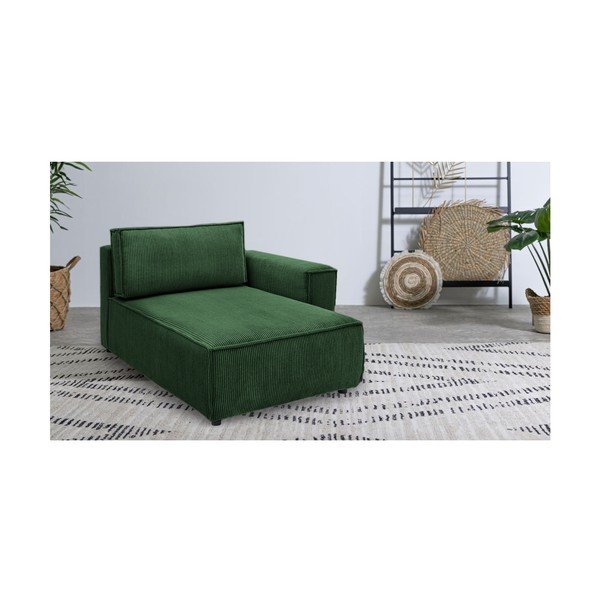 Zaļš velveta modulārais dīvāns (ar labo stūri) Nihad modular – Bobochic Paris-image-1