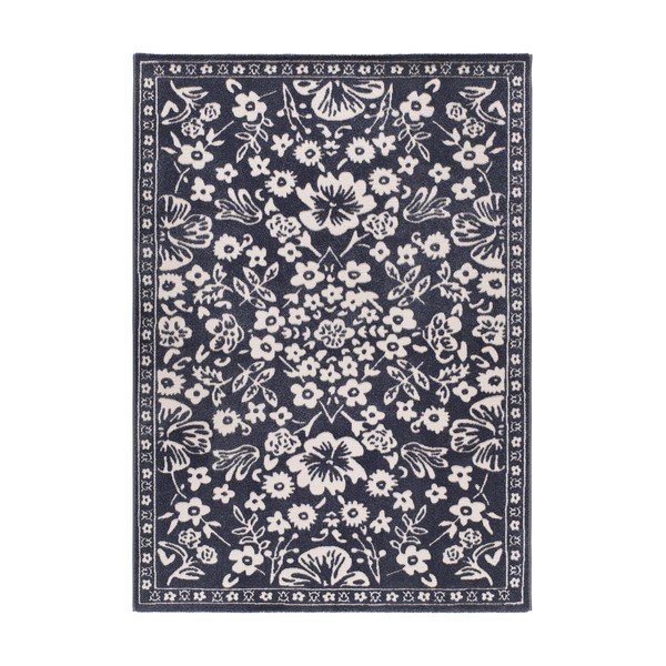 Tumši zils paklājs 133x190 cm Amara – Universal