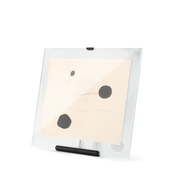 Melns stikla stāvošs foto rāmis 26x30,5 cm Flute – Umbra-image-2