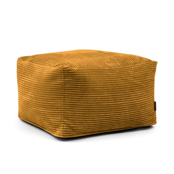 Sinepju dzeltens velveta sēžammaiss Softbox MooG – SLOWDOWN