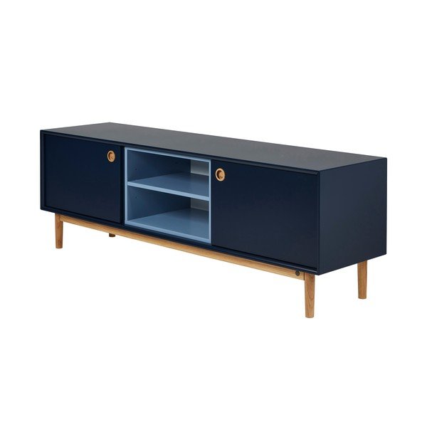 Tumši zils TV galdiņš 170x57 cm Color Box – Tom Tailor-image-2