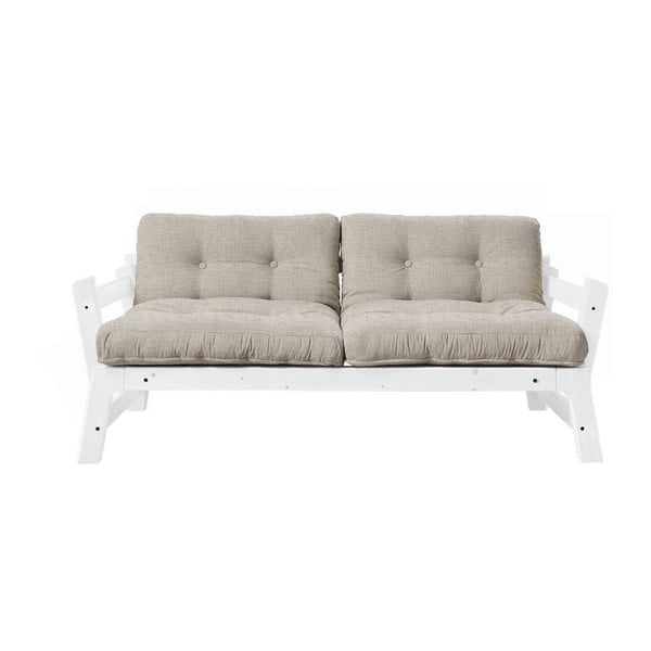 Izvelkamais dīvāns Karup Design Step White/Linen Beige