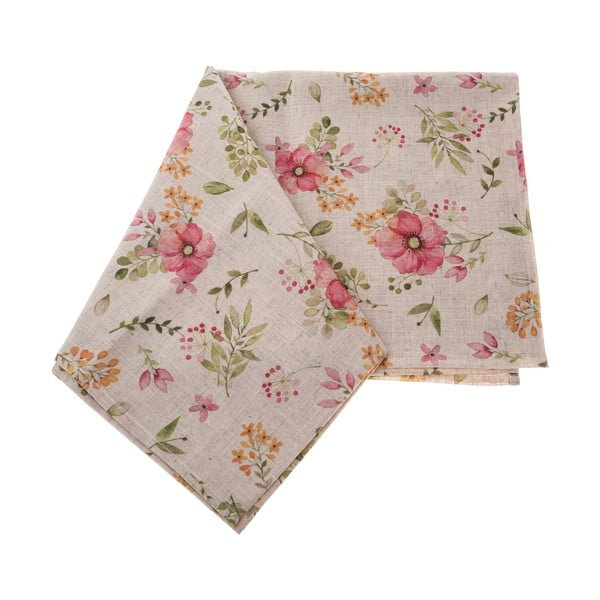 Ar mitru drānu noslaukāms galdauts no lina maisījuma 140x140 cm – Dakls