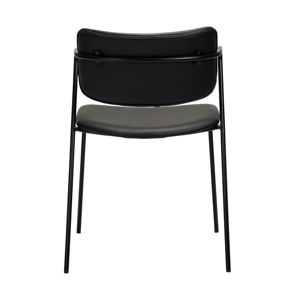 Melns mākslīgās ādas krēsls DAN-FORM Denmark Zed-image-4