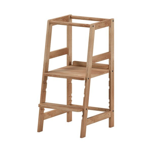 Dabīga toņa ozola masīvkoka bērnu kāpslītis Forrest – Vipack