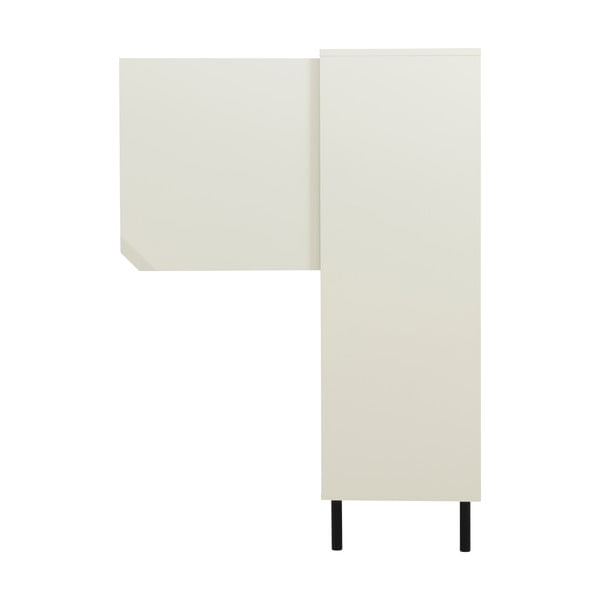 Balts grāmatu plaukts 118x137 cm Corner – Tenzo-image-3