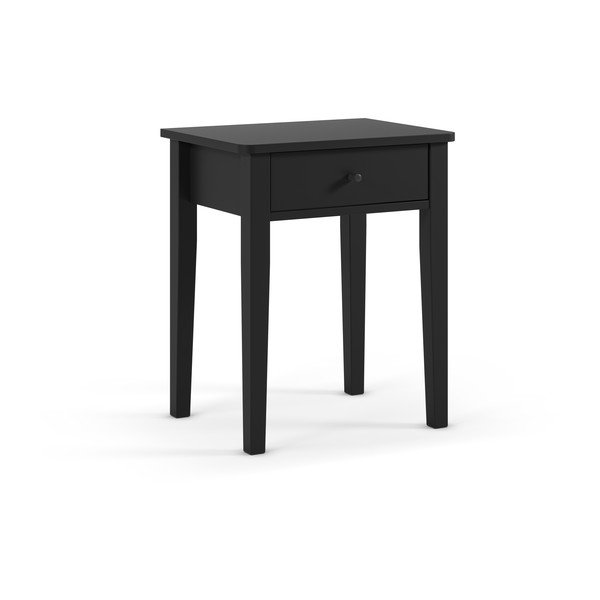 Melns matēts naktsskapītis Bart – Marckeric