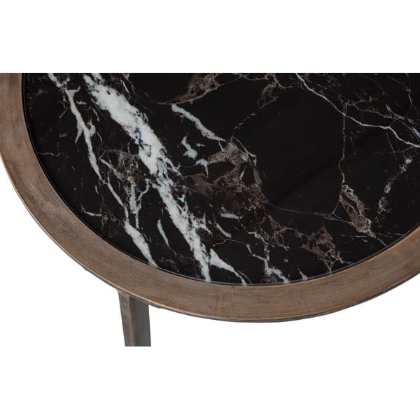 Melns žurnālgaldiņš 58x58 cm Lax – BePureHome-image-3