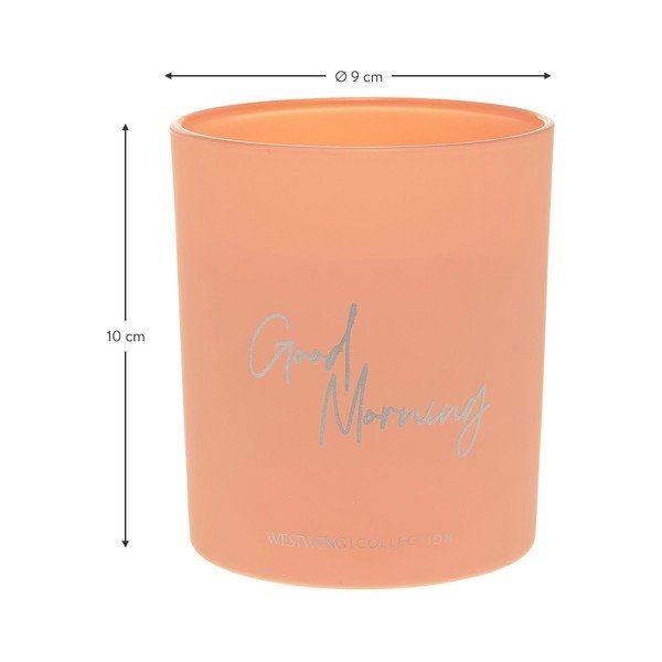 Oranža aromātiskā svece Westwing Collection Good Morning: Floral Amber, degšanas laiks 30 h-image-3