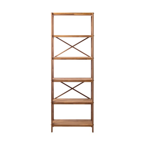 Dabīga toņa ozola masīvkoka plaukts 70x198 cm X-Shelf – Unique Furniture