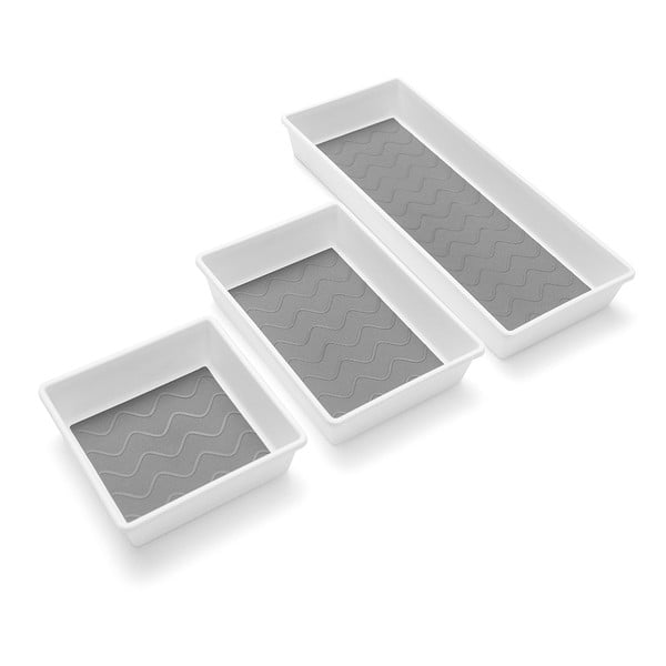 3 pelēkbaltu pretslīdes nodalījumu komplekts Addis-image-4