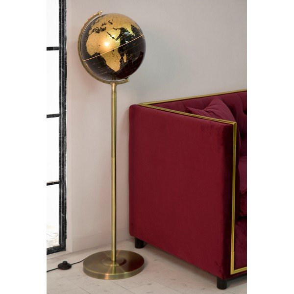 Mauro Ferretti Da Terra galda lampa melnā bronzas krāsā, augstums 130 cm-image-1
