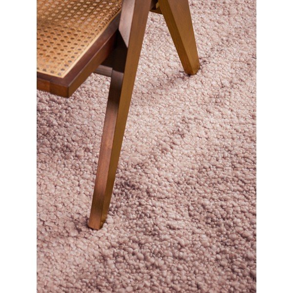 Dūmakaini rozā ar rokām darināts buklē paklājs 120x170 cm Notting Hill Portobello – Ted Baker-image-4