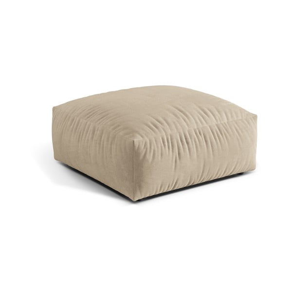 Bēšs samta modulārais kāju soliņš Martina – Micadoni -image-1