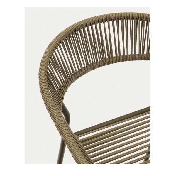 Haki mākslīgās rotangpalmas pusdienu krēsli (4 gab.) Futadera – Kave Home-image-4
