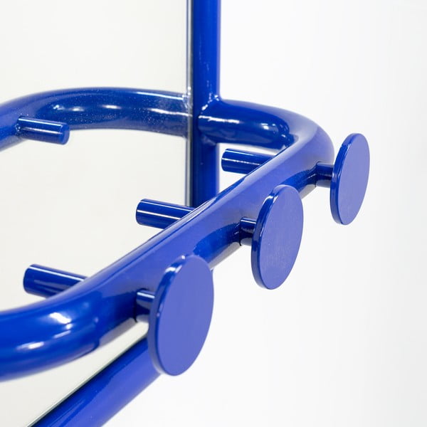 Zils metāla sienas pakaramais 35x60x11 cm Retro – Spinder Design-image-3