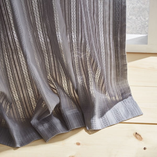 Pelēks aizkars 229x140 cm Zofia Broderie Anglaise – Pineapple Elephant-image-3