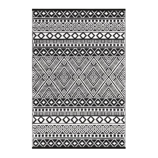 Melnbalts āra paklājs Green Decore Relic, 150 x 240 cm-image-1