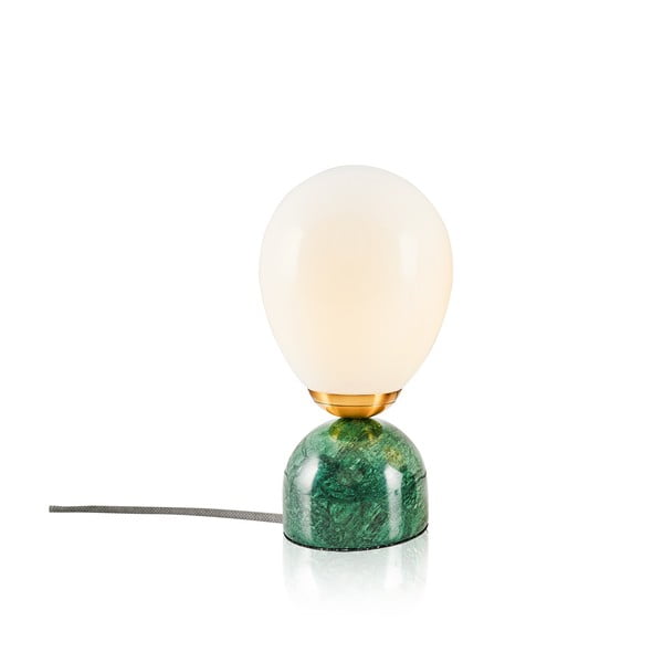 Galda lampa ar zaļu pamatni Homemania Decor Repedo