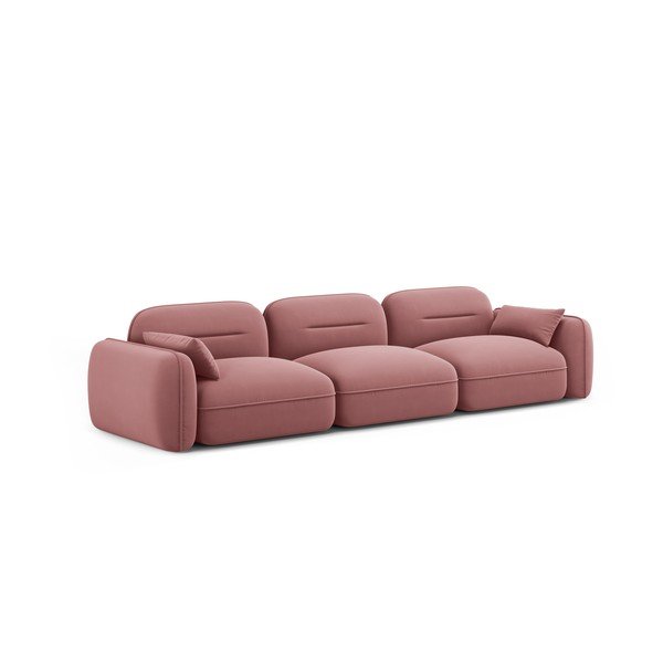 Rozā samta dīvāns 320 cm Audrey – Interieurs 86-image-2