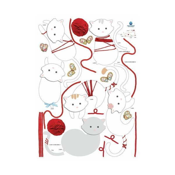 Uzlīme Ambiance Cats and Balls, 30 cm-image-2