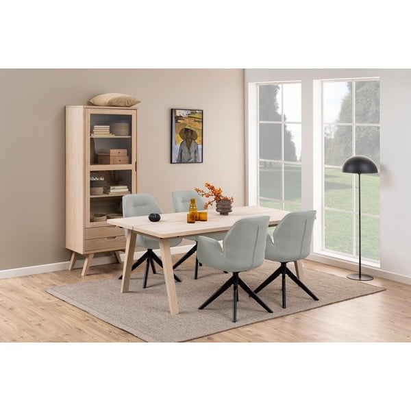 Vitrīna ar ozolkoka imitāciju 72x190 cm A–Line – Actona-image-1