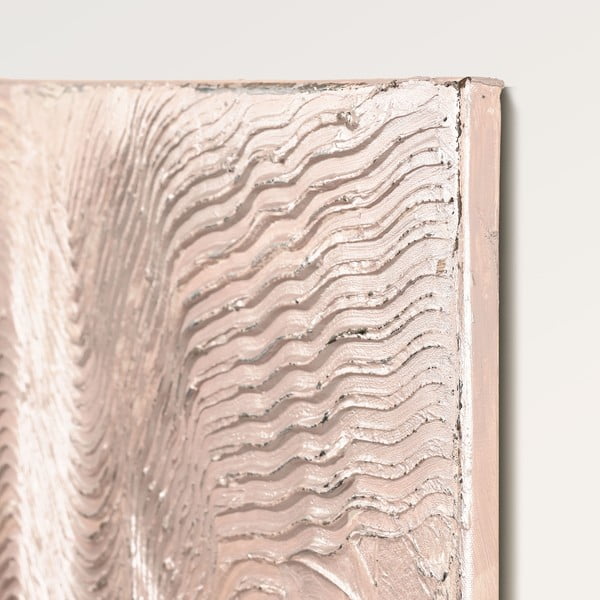 Ar rokām apgleznota glezna 88x118 cm Metallic Rose – Malerifabrikken-image-2