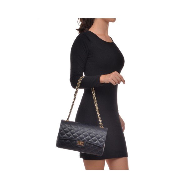 Tumši zila ādas somiņa Isabella Rhea Swift Blu-image-4