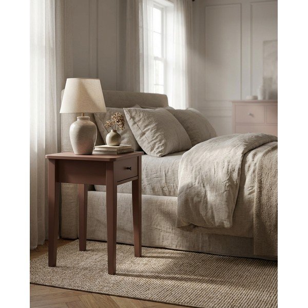 Terakotas oranžs matēts naktsskapītis Bart – Marckeric-image-1