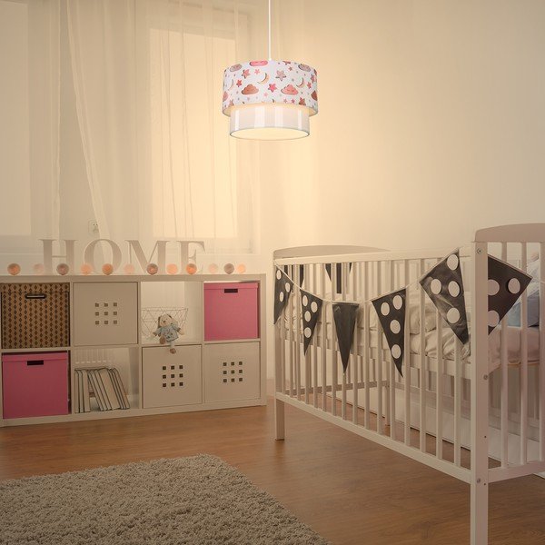 Balta bērnu lampa ø 30 cm Kinder – Squid Lighting-image-1