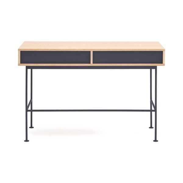 Darba galds ar ozolkoka imitācijas galda virsmu 60x120 cm Yoko – Teulat-image-4
