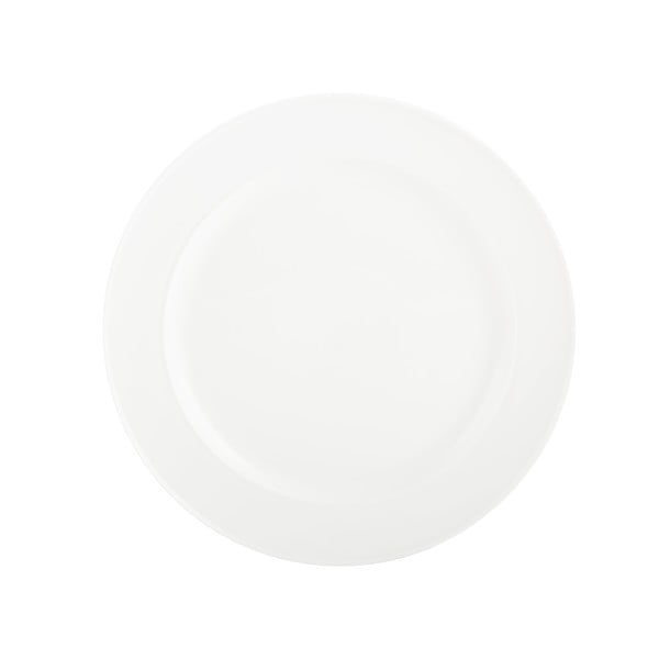 Balts porcelāna šķīvis Mikasa Ridget, ø 29 cm