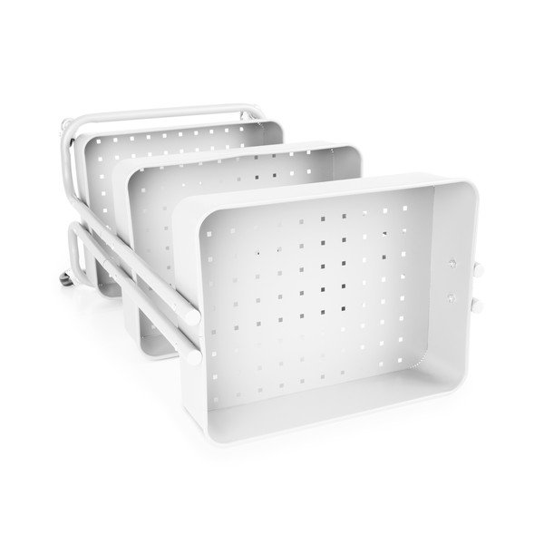 Metāla servēšanas galdiņš uz riteņiem 36,5x43 cm Grena – Compactor-image-4