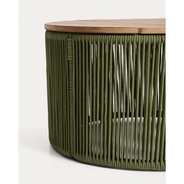 Apaļš dārza kafijas galdiņš ar akācijas koka galda virsmu ø 60 cm Dandara – Kave Home-image-4