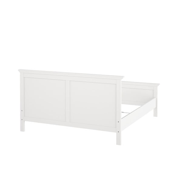 Balta divvietīga gulta 160x200 cm Paris – Tvilum-image-4