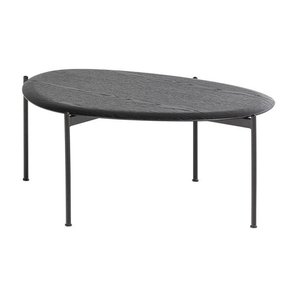 Melns žurnālgaldiņš 67x92 cm Kota – WOOOD-image-4