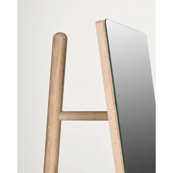 Grīdas spogulis ar masīvkoka rāmi 45x160 cm Keisy – Kave Home-image-3