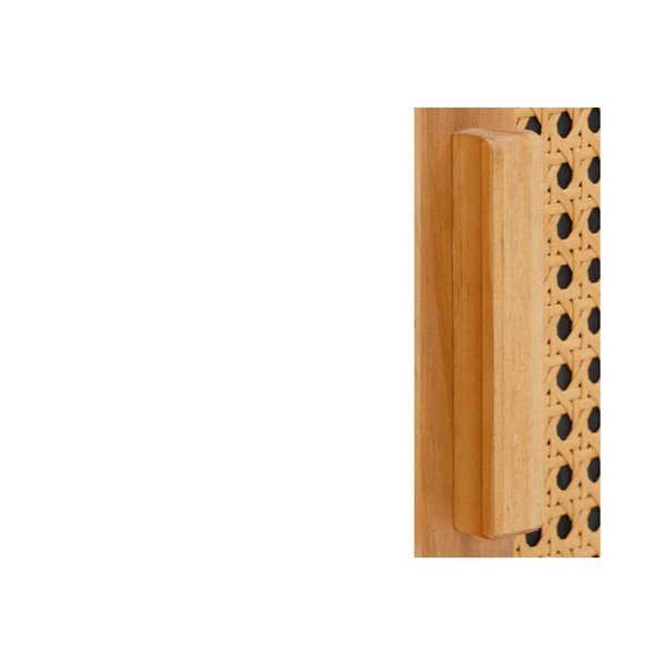 Kumode no priedes koka ar rotangpalmas durvīm Støraa Jolene, platums 170 cm-image-3