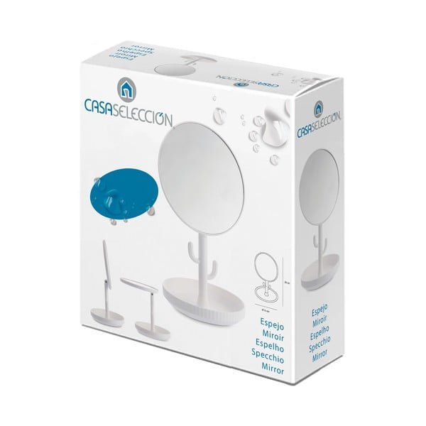 Kosmētikas spogulis ø 16,8 cm – Casa Selección-image-3
