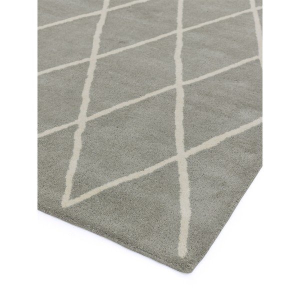 Pelēks ar rokām darināts vilnas paklājs 200x290 cm Albany – Asiatic Carpets-image-3