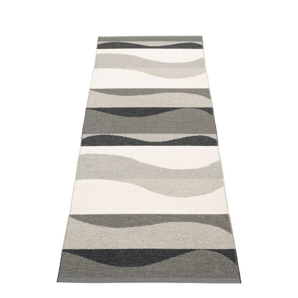 Pelēks iekštelpu un āra celiņa paklājs 70x200 cm Urvi Metal – Pappelina-image-2