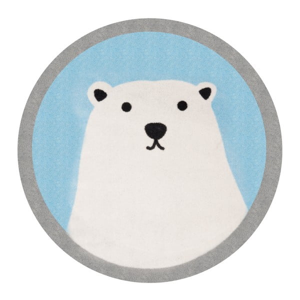 Bērnu paklājs Zala Living Ice Polar Bear, ⌀ 100 cm