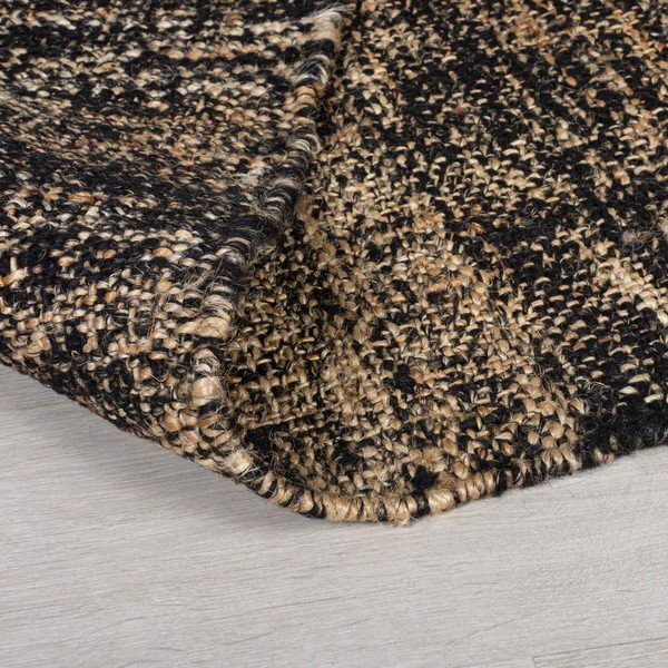 Melns džutas paklājs Flair Rugs Idris, 160 x 230 cm-image-4
