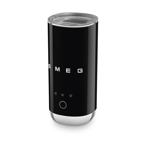 Melns plastmasas elektriskais piena putotājs 120 ml – SMEG