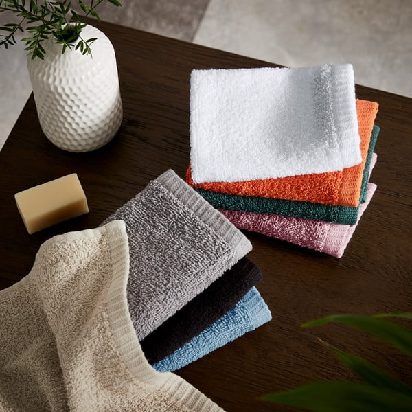 Bēši ātri žūstoši kokvilnas dvieļi (4 gab.) 30x30 cm Quick Dry – Catherine Lansfield-image-3