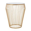 Apaļš sānu galdiņš ar stikla galda virsmu ø 45 cm Avantis – Premier Housewares