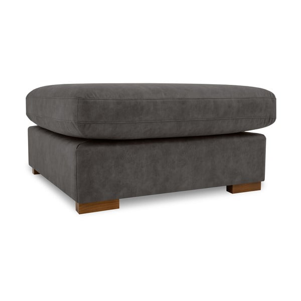 Antracīta pelēks kāju soliņš no ādas imitācijas Hamburg – Scandic-image-4