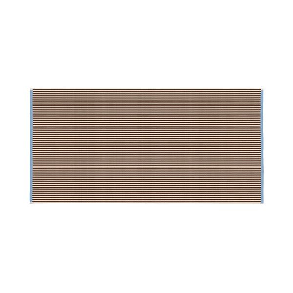 Brūns/krēmkrāsas frotē kokvilnas dvielis 70x140 cm Gobo – noo.ma-image-2